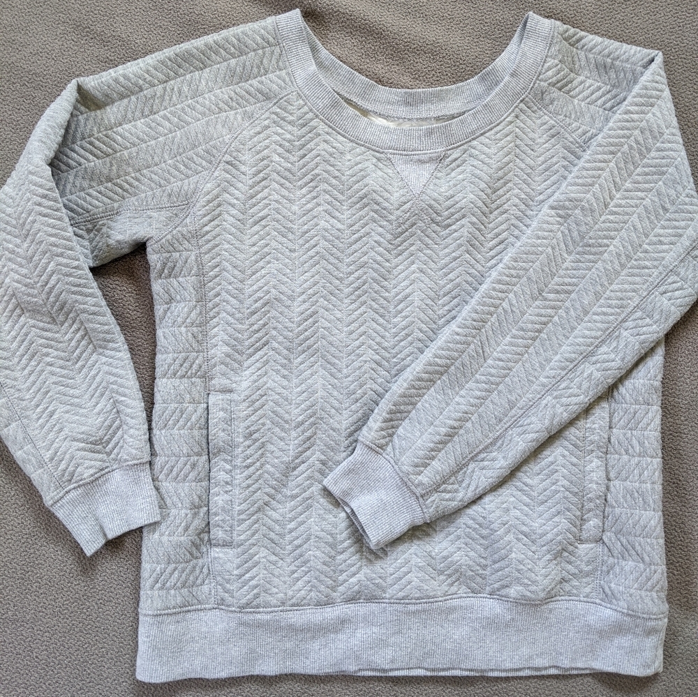 Prana Gray Silverspring Pullover! Women's Small